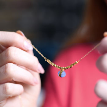 24 K Gold Bridesmaid Necklace, 4 of 8