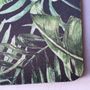 Personalised Tropical Palm Leaves Mouse Mat, thumbnail 2 of 2