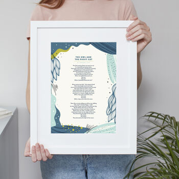 Personalised Modern Abstract Favourite Words Print, 4 of 6