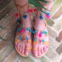 Ibiza Tassel Handmade Leather Sandals, thumbnail 1 of 5