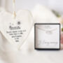Sympathy Necklace And Porcelain Heart Gift, thumbnail 1 of 6