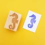 Seahorse Rubber Stamp, thumbnail 1 of 2
