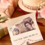 Personalised Pull Open Christmas Gift Envelope For Money, Voucher Or Scratchcard, thumbnail 3 of 3