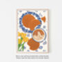 Stroopwafels And Coffee Over Tiles Art Print, thumbnail 4 of 5