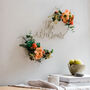 Personalised Autumn Faux And Dried Flower Name Sign, thumbnail 4 of 5