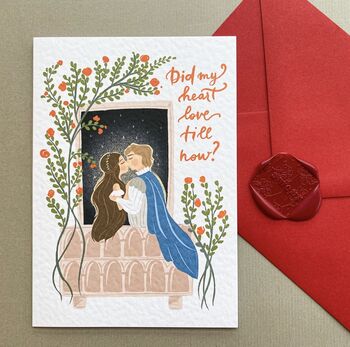 Romeo And Juliet Greeting Card, 2 of 7