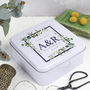 Personalised Couples Initials 10th Anniversary Gift Tin, thumbnail 4 of 6