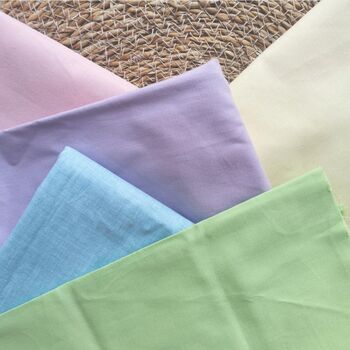 Summer House Bunting Flags, Pastel Rainbow Fabric Bunting, Personalised Name Banner For Child's Bedroom, Decorative Garland, 2 of 9