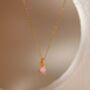 Pink Forest Bell Copper Necklace, thumbnail 9 of 10