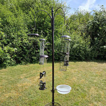 Bird Station With Five Large Feeders And Patio Stand, 10 of 10
