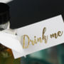 Personalised Whisky Wedding Favours With Gold Tags, thumbnail 3 of 5