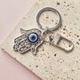Hamsa Hand Evil Eye Keyring Or Bag Charm, thumbnail 3 of 4