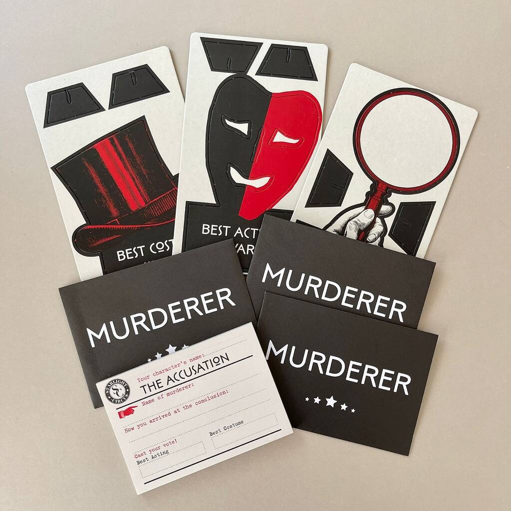 Circus Murder Mystery Host Your Own Game Kit