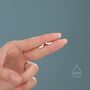 Sterling Silver Extra Tiny Slug Stud Earrings, thumbnail 5 of 12