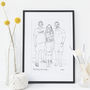 Personalised Family Sketch, thumbnail 3 of 12