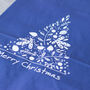 Large Blue Christmas Gift Bags Set Of Six With Trees, thumbnail 2 of 4