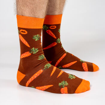 Bamboo Socks | Carrot Socks | Vegetable Socks | Food Socks | Novelty Socks, 2 of 5