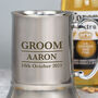 Personalised Wedding Silver Stainless Steel Tankard, thumbnail 4 of 6