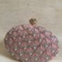 Salmon Pink Oval Pearl Clutch Bag, thumbnail 8 of 10