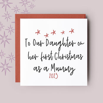 To Our/My Daughter On Her 1st Christmas As A Mummy Card, 2 of 4