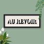 Au Revoir Framed Typography Print, thumbnail 9 of 10