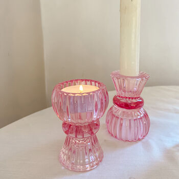 Double Ended Candle Holder Candlesticks / Tealights, 3 of 7