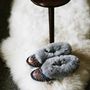 Mosaic Grey Sheepers Slippers, thumbnail 7 of 12