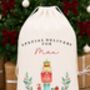 Extra Large Luxury Personalised Christmas Sack Toy Soilder, thumbnail 1 of 2