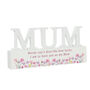Personalised Floral Wooden Mum Ornament, thumbnail 5 of 5
