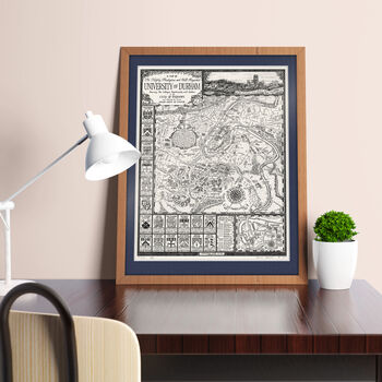 Durham University Map Hand Drawn Fine Art Print, 2 of 12