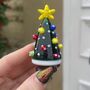 Hand Blown Glass Christmas Tree, thumbnail 4 of 4