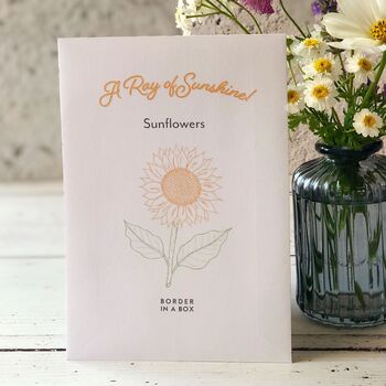 Ray Of Sunshine Sunflower Gift Set, 2 of 5