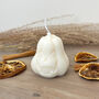 White Halloween Pumpkin Decoration Candle, thumbnail 4 of 8