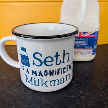 Personalised Thank You Milkman Mug, 8 of 8