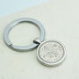 Any Date Personalised Sixpence Keyring, thumbnail 7 of 10