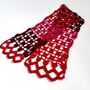 Pure Cashmere Crochet Neck Scarf, thumbnail 6 of 8