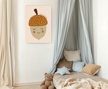 Little Acorn, Big Dreams Nursery Art Print, 3 of 4