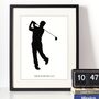 Golf Lovers Personalised Print, thumbnail 6 of 6