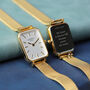 Ladies Personalised Gold Watch – Architēct Lille, thumbnail 1 of 6
