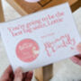 Personalised New Sister Card And Badge, thumbnail 2 of 5