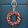 Felt Multicoloured Wreath, thumbnail 1 of 3