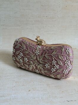 Pink Frog Clasp Clutch, 6 of 12