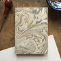 Personalised Hand Marbled Swirl Journal, thumbnail 2 of 5