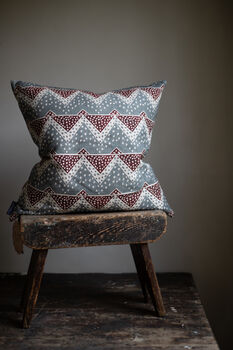 Snow Peaks Linen Cushion, 2 of 4