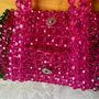 Heart Beaded Duffle Bag, thumbnail 4 of 10