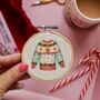 Christmas Jumper Embroidery Kit, thumbnail 1 of 8