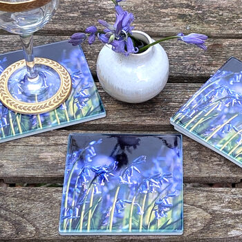 Bluebell Ceramic Coasters Set Of Four, 5 of 5