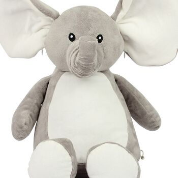 Personalised Elephant Teddy Bear, 3 of 8