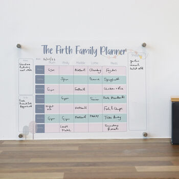 Personalised Wall Family Planner, 6 of 8