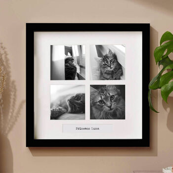 Personalised Four Windows Pet Photo Frame, 2 of 3